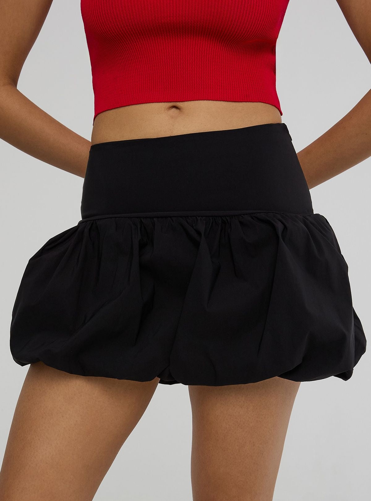 Black Balloon Skirt